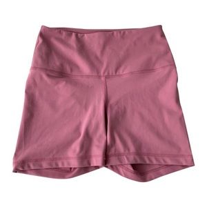 ✨Yogalicious Lux High Rise Biker Shorts Mauve XS✨